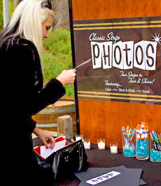 photo booth display